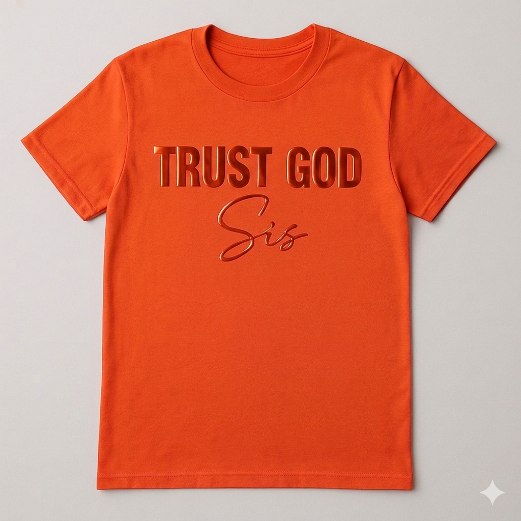 Orange Chrome Tee