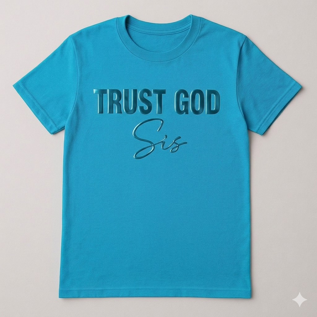 Aqua Chrome Tee