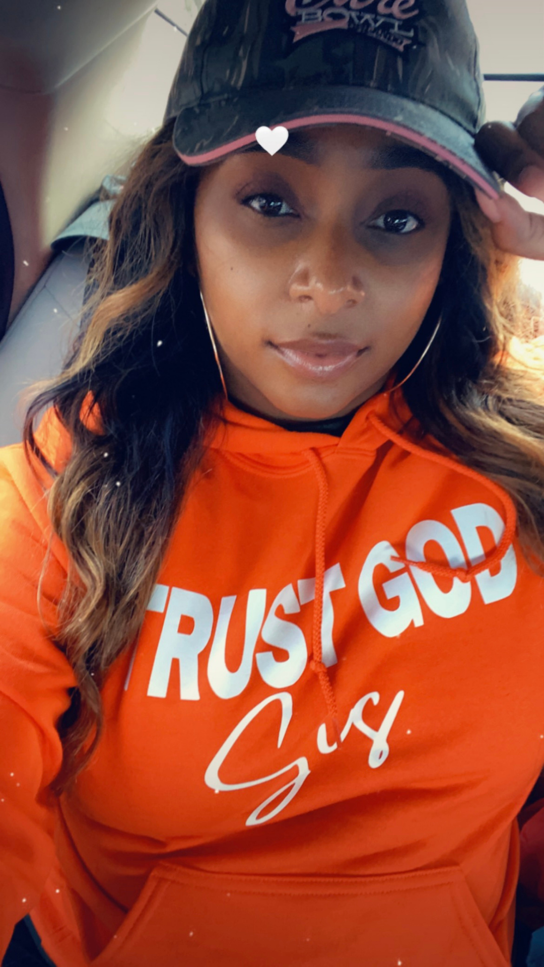 Orange Hoodie