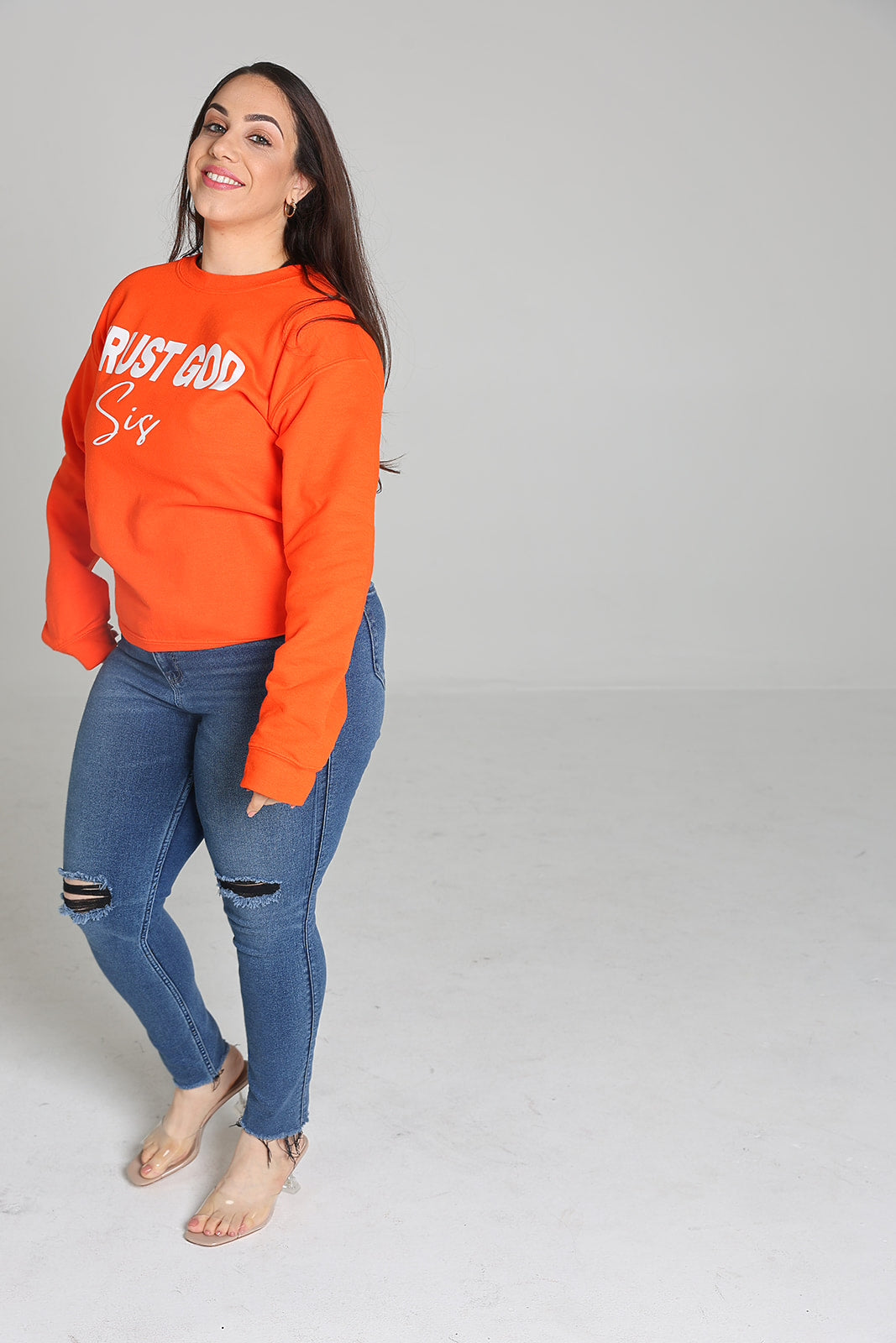 Orange Sweatshirt