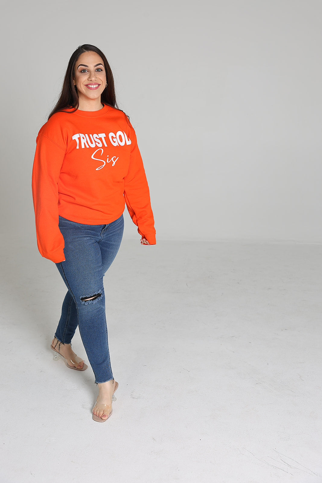 Orange Sweatshirt