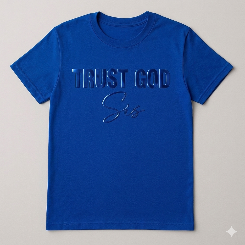 Royal Blue Chrome Tee