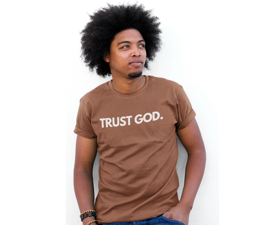 Trust God For Men Cocoa Tee
