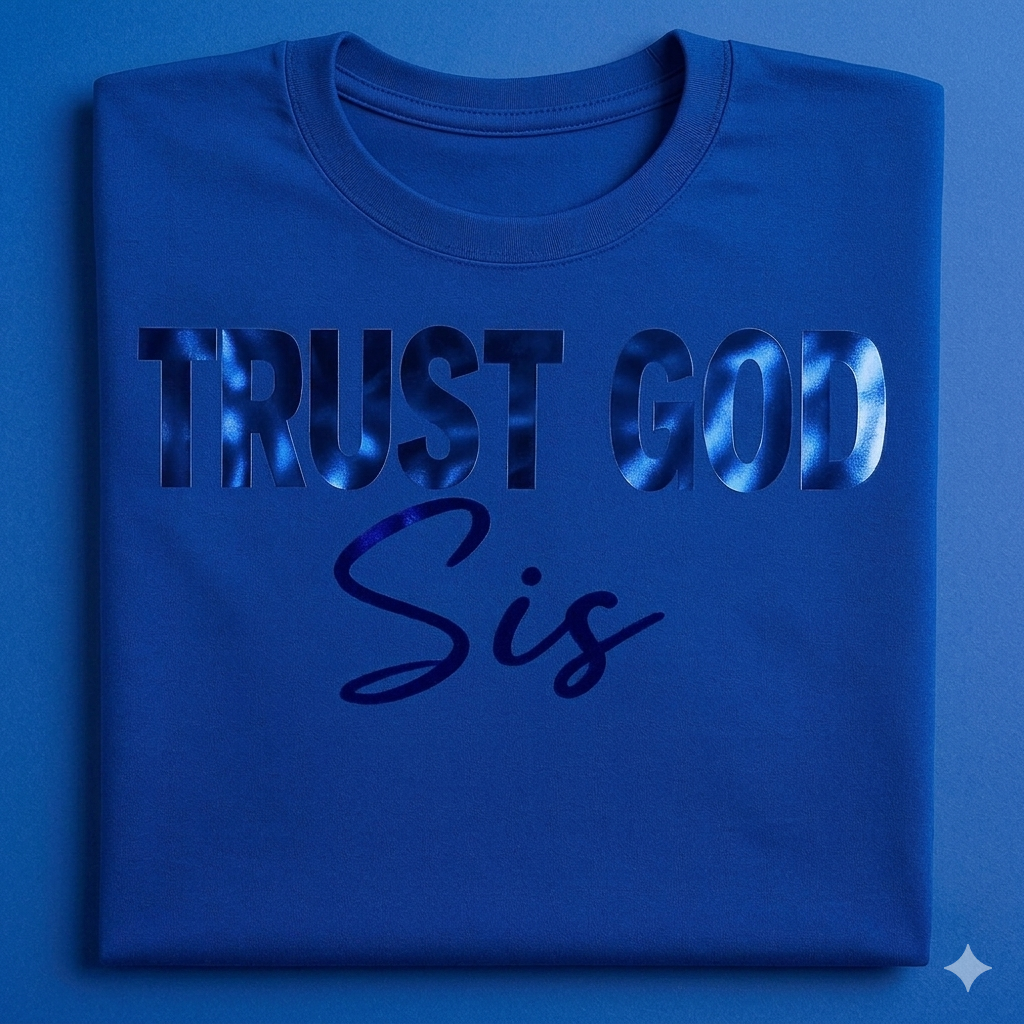 Royal Blue Chrome Tee