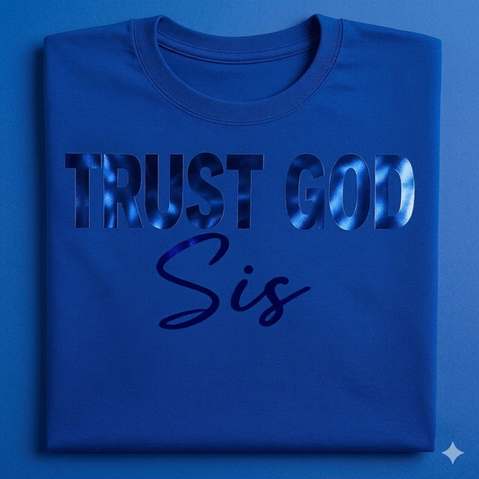 Royal Blue Chrome Tee