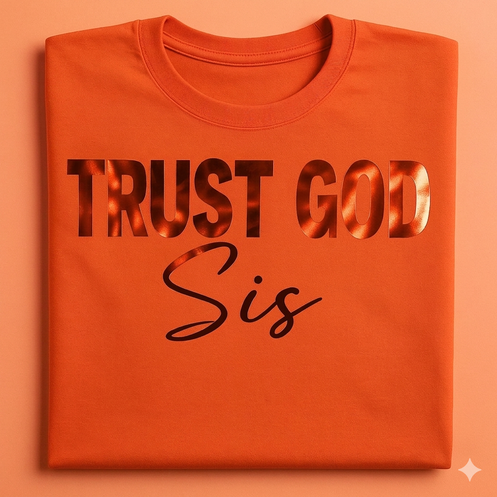 Orange Chrome Tee