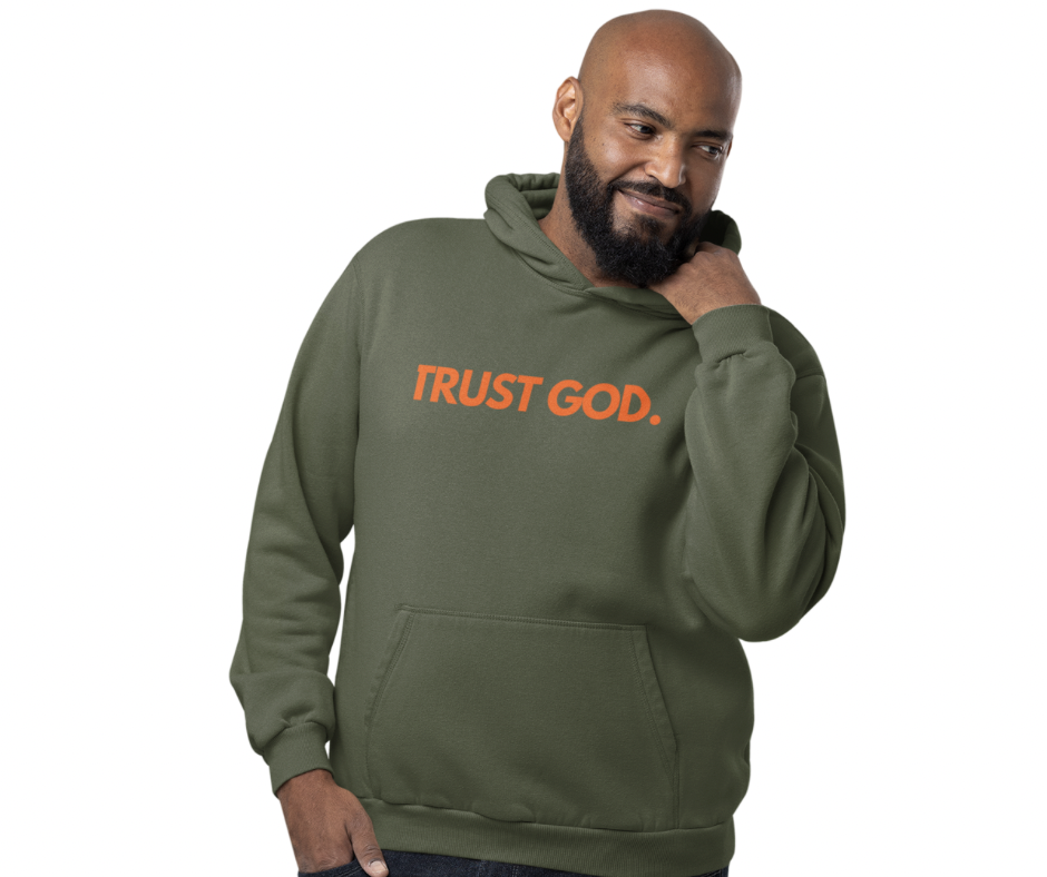 Trust God For Men Military Hoodie
