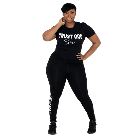 TGS Black T-Shirt & Leggings Combo